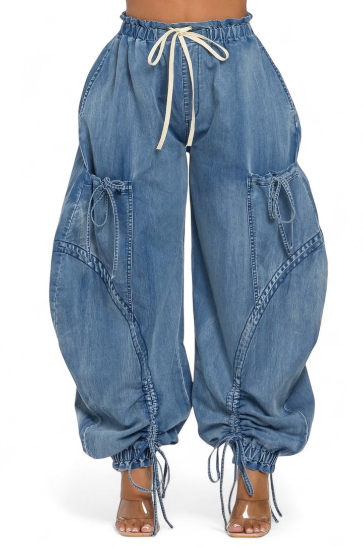 Oversized Cargo Jogger Pants