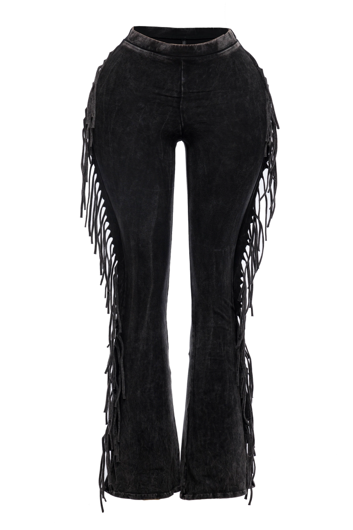 Fringe Detailed Pants