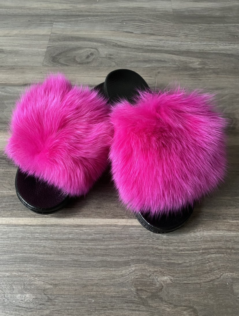 Slides - Fuchsia {Order Size Up} The House of Stylez