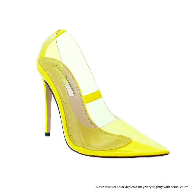 The Glass Slipper - Yellow {Order 1 1/2 Size Larger} Liliana