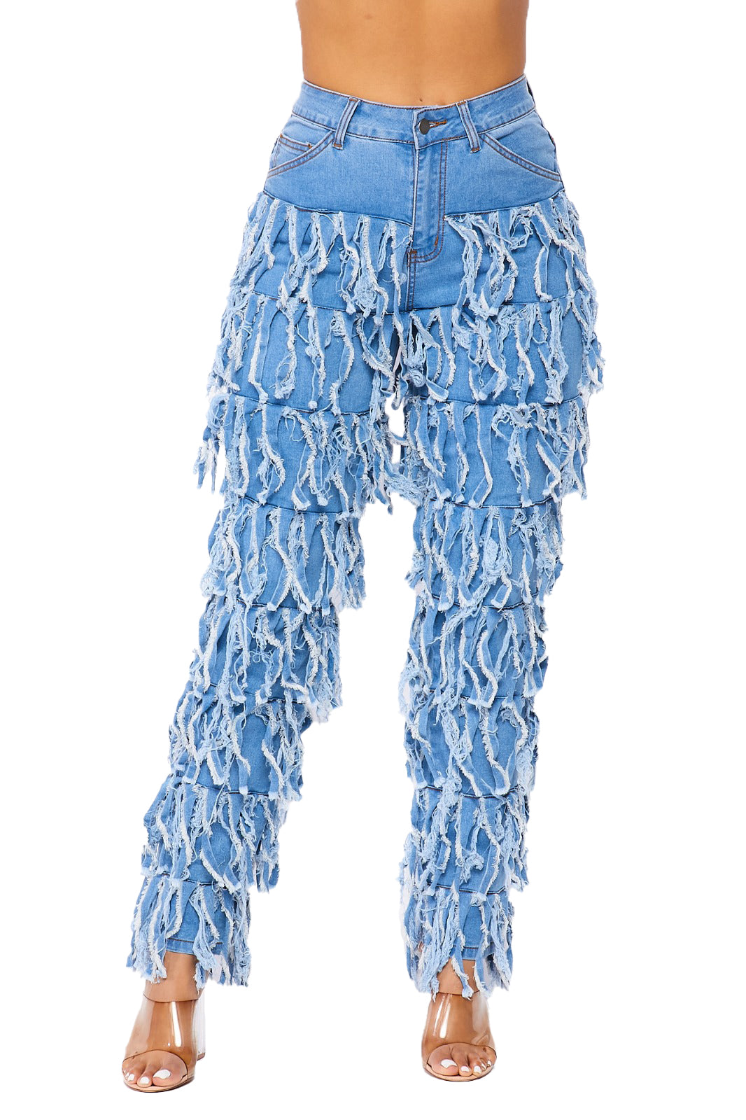 Fringe Jeans Hot & Delicious