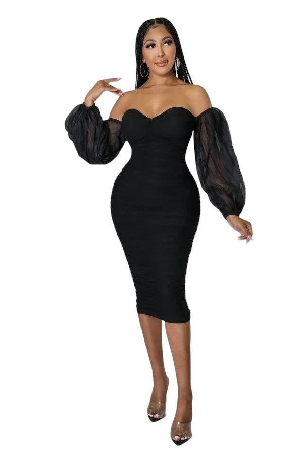 see thru black dress Tight Ruched Bodycon Long Prom The skirt features dual zippers that allow multiple styling options Couples Sexy See Thru Dress