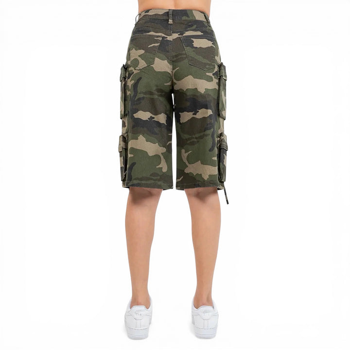 Camouflage Multi Pockets Cargo Jorts