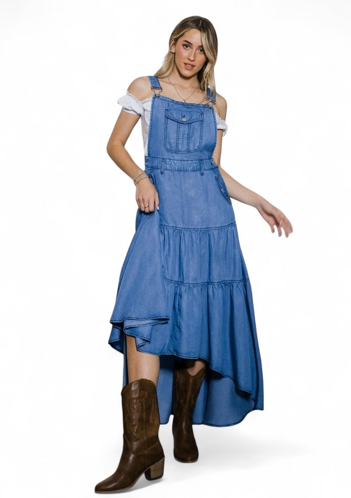 Tencel Overall Dress M