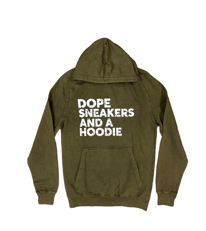 Dope Sneakers and a Hoodie  -Tie Dye