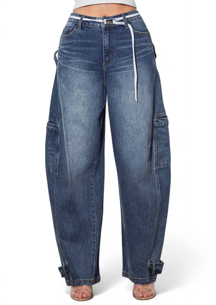 パンツ B.S STOCK BARREL BAGGY JEAN ZSpzx Womens Baggy Barrel Jeans Boyfriend,Mid Waisted