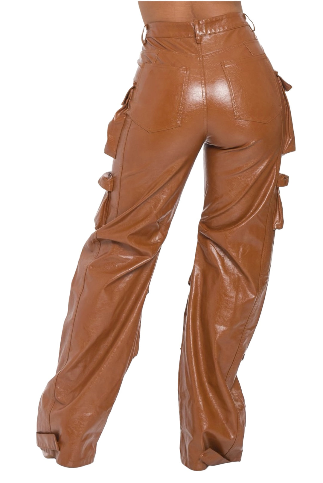 Vegan Leather Cargo Pants – The House of Stylez