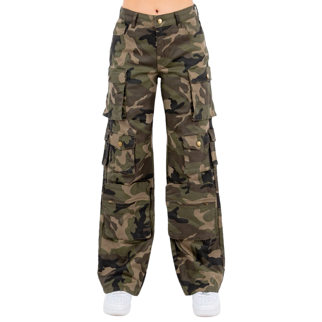 Fatigue Pants High Waisted Army Jeans High Waist Jeans