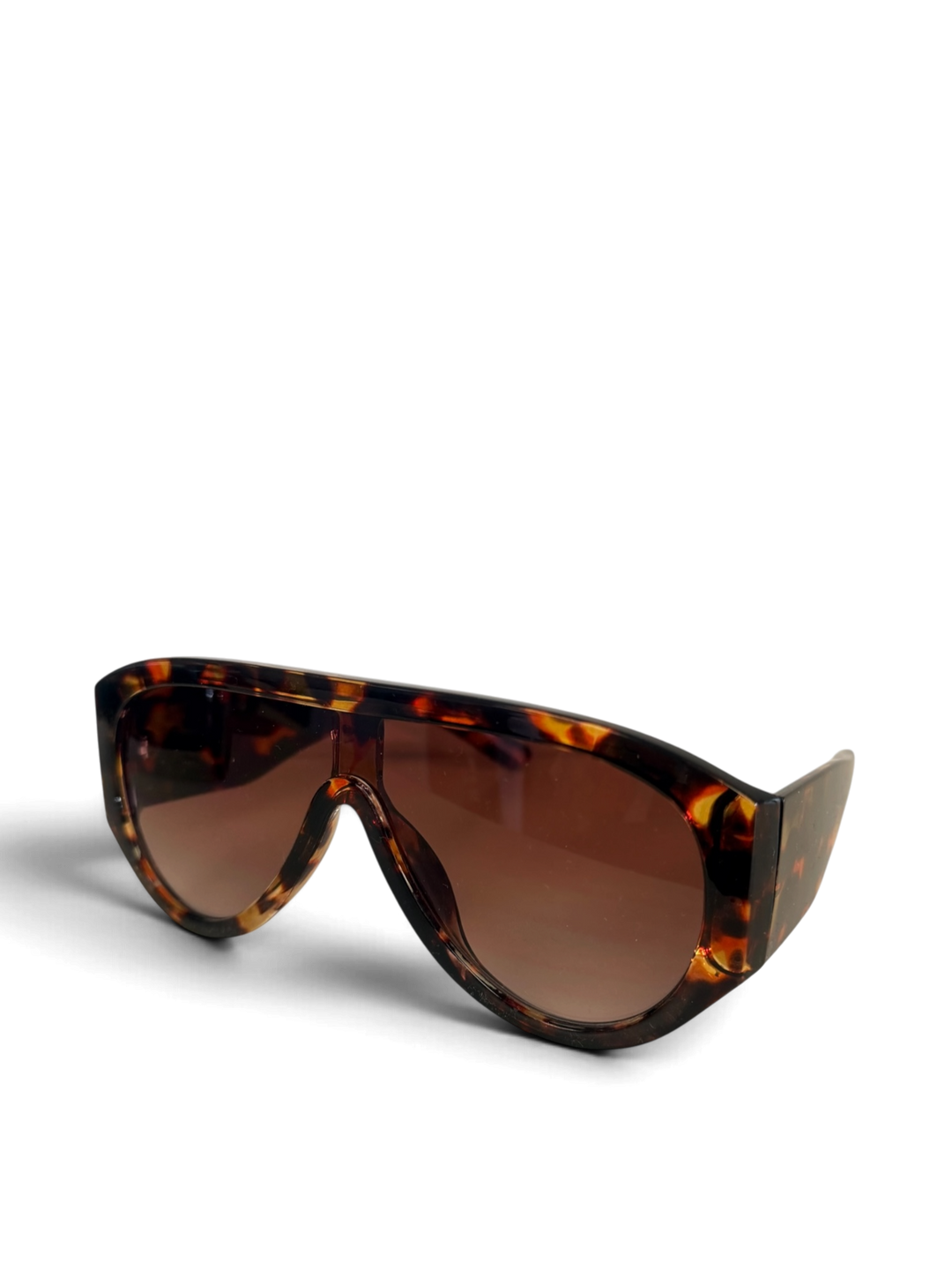 Sunglasses: Style 1360 -Statement Shield Aviator Sunglasses