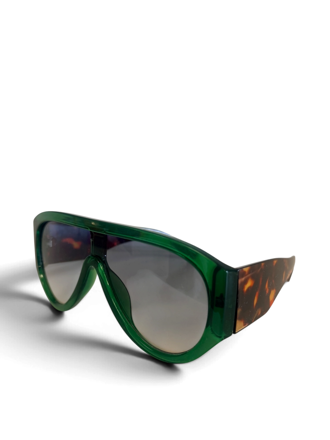 Sunglasses: Style 1360 -Statement Shield Aviator Sunglasses