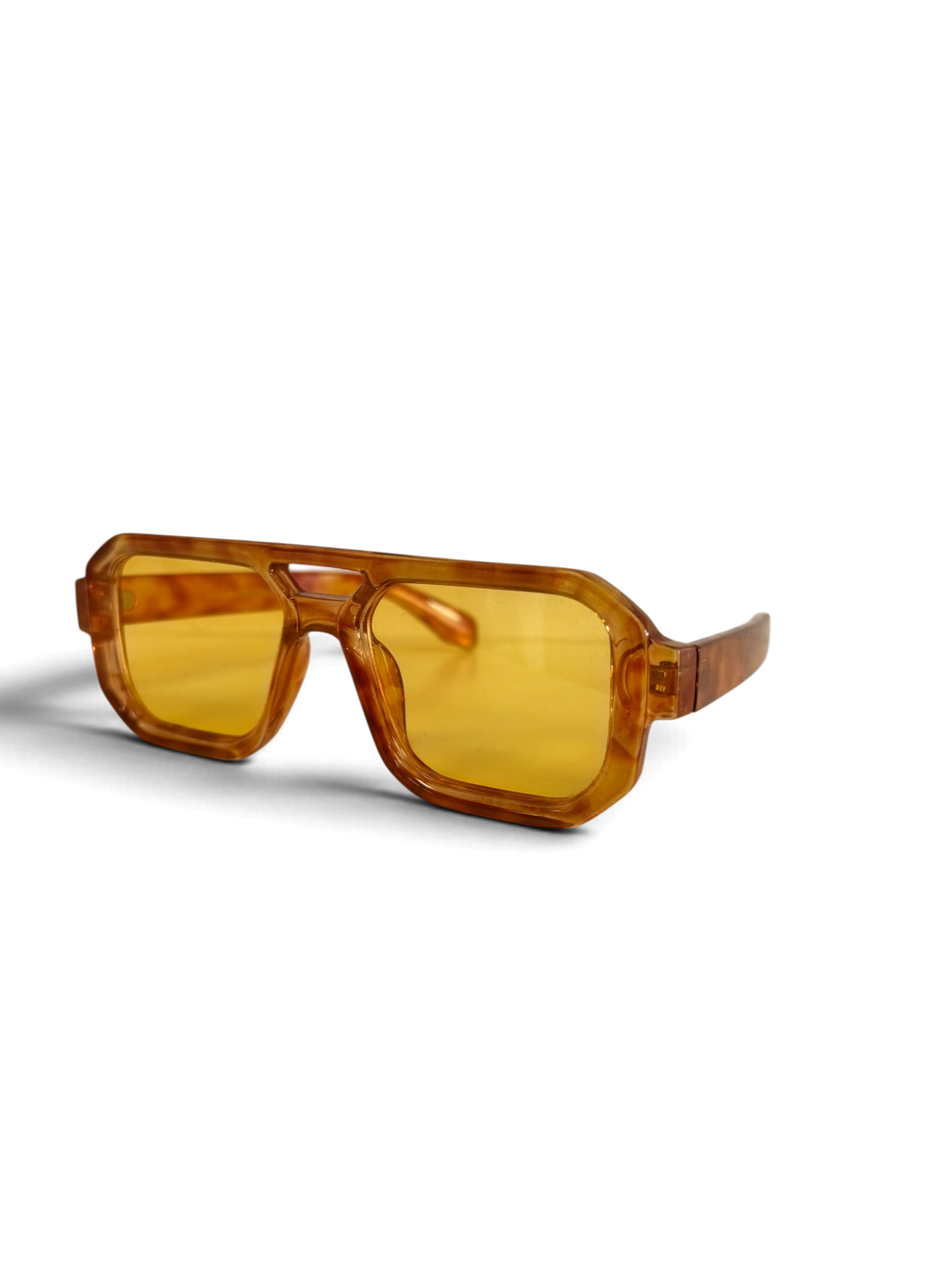 Sunglasses: Style  80951 {Assorted Tortoise Aviator Block Sunglasses}