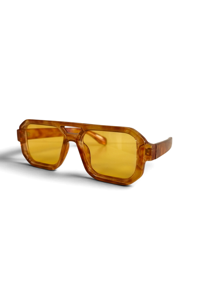 Sunglasses: Style  80951 {Assorted Tortoise Aviator Block Sunglasses}