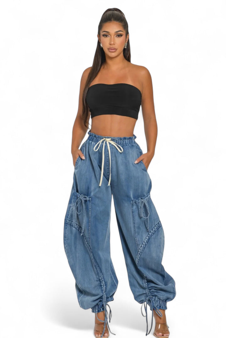 Oversized Cargo Jogger Pants