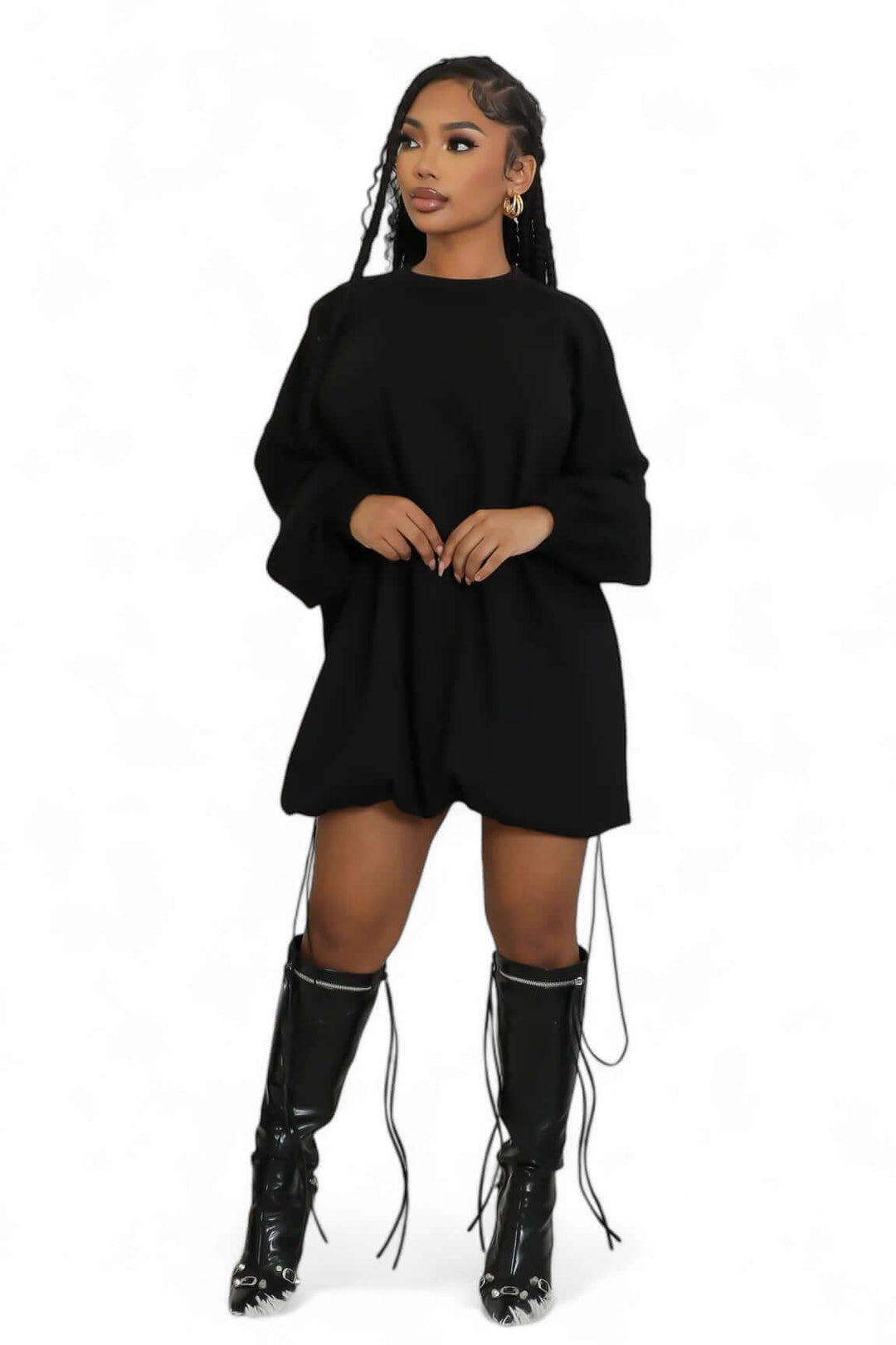 oversized pullover dress Women'S Sweater Dresses Oversized One-Piece Dresses Outer Wear Plus Size Pullover Wedding Dresses Dark Brown M