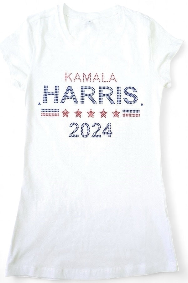 Kamala Harris 2024 Women's Bling Tee