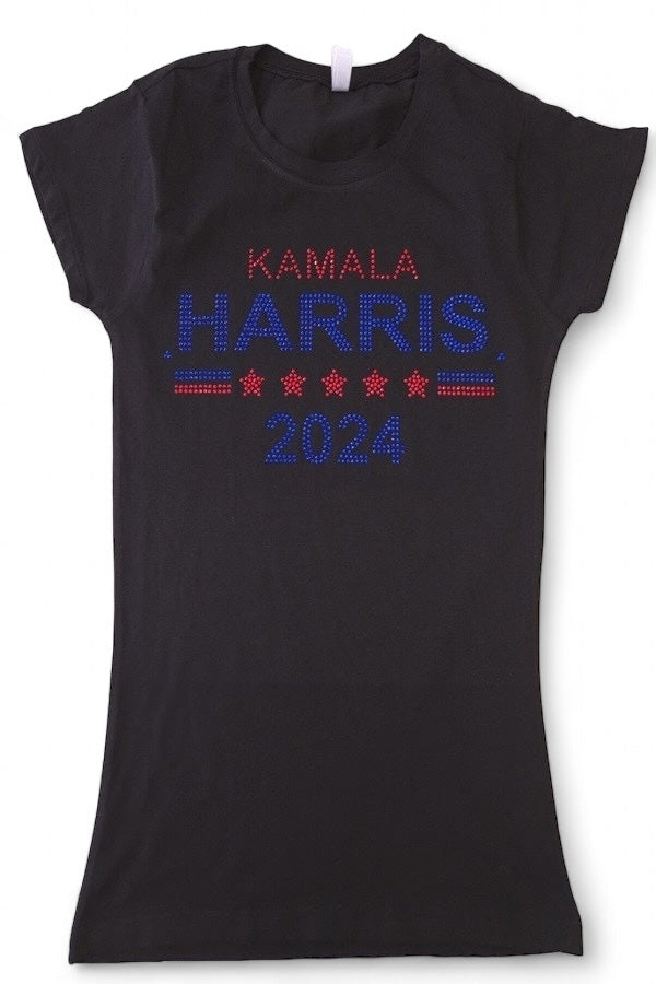 Kamala Harris 2024 Women's Bling Tee