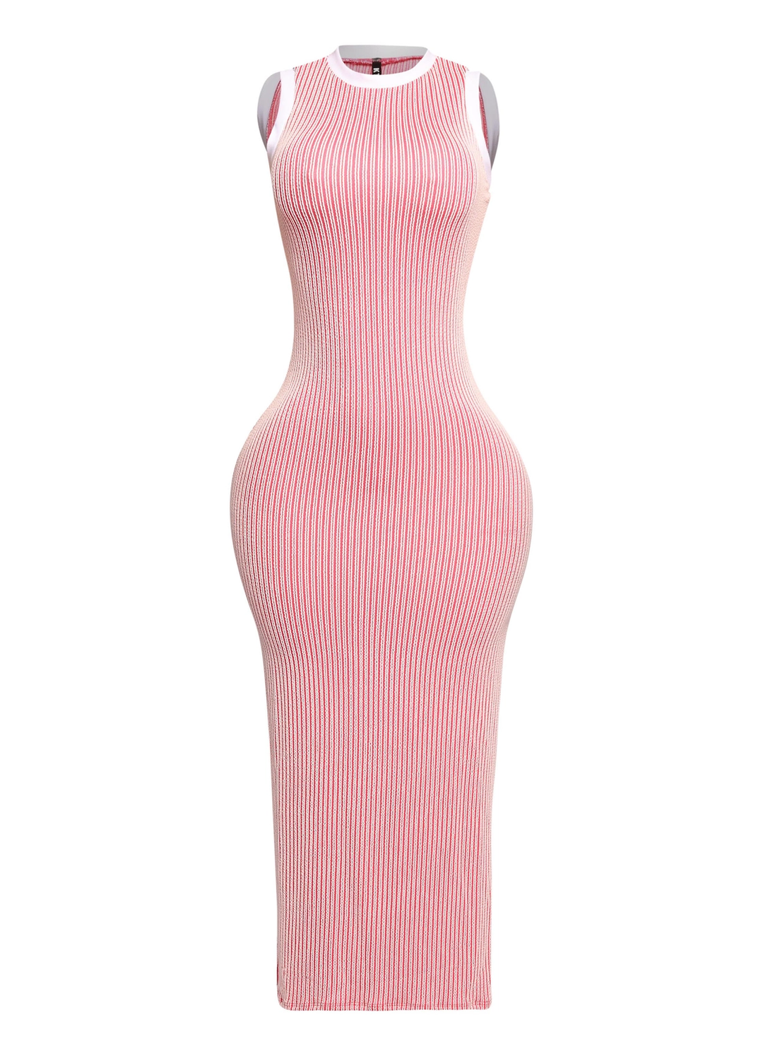 Sleeveless Bodycon Maxi Dress - Hot Pink S Sleeveless Bodycon Maxi Dress - Hot Pink S