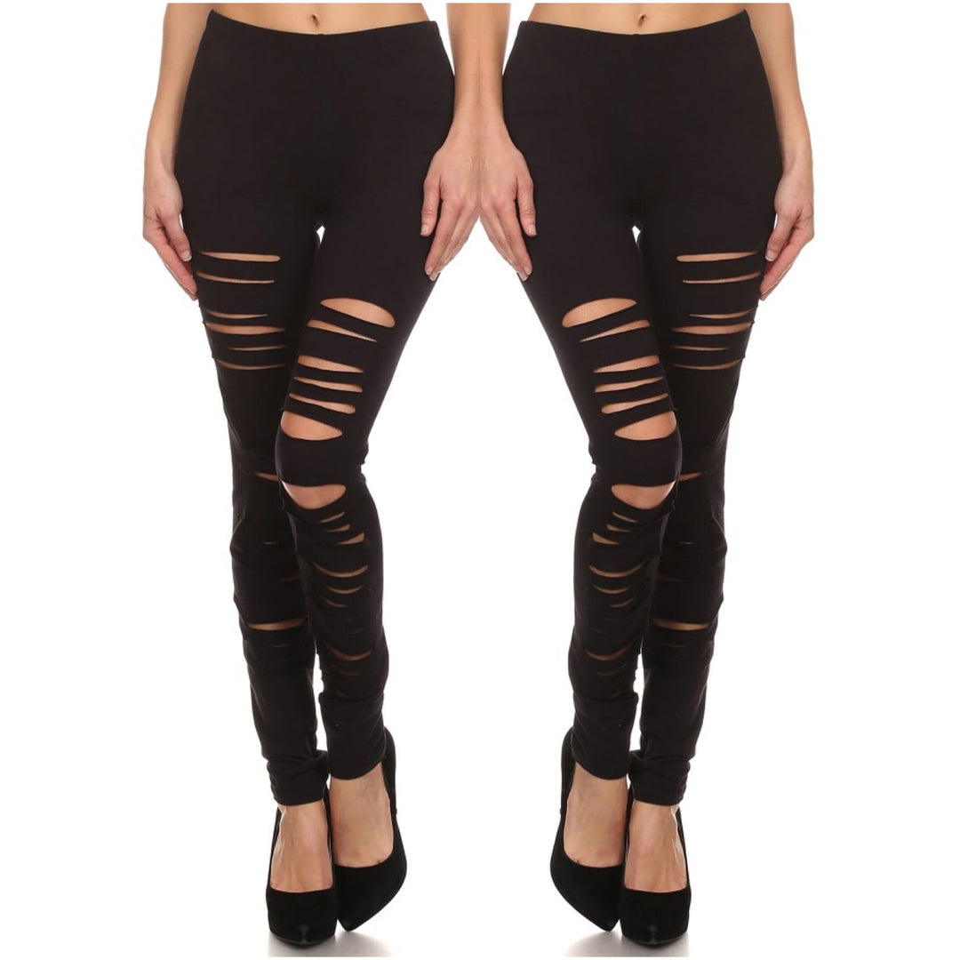 Distressed Leggings The House of Stylez