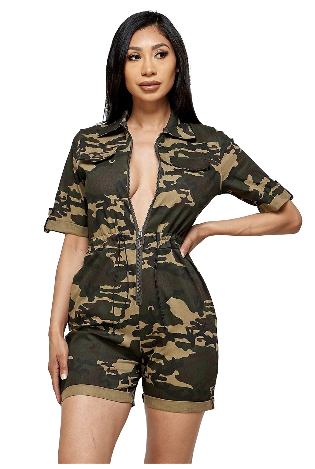 Fancy Dream The Camouflage Romper Medium