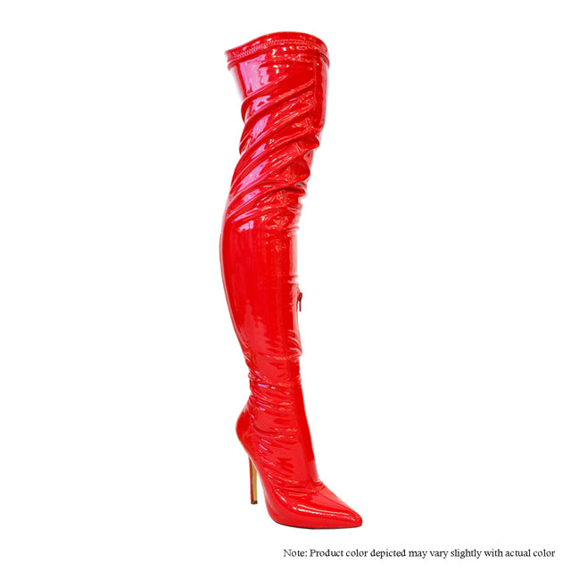 Giselle - Red Patent Leather {Order 1/2 Size Larger} Liliana