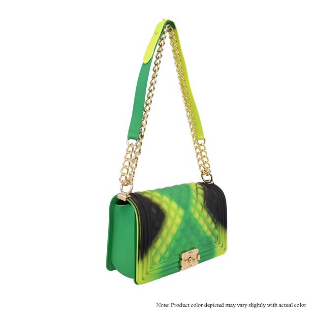 Jelly {Silicone} Shoulder Bag - Jamaica Flag Liliana