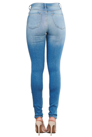{MP1838} Skinny Distressed Jeans Vibrant