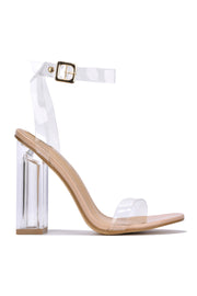Perspex Heels : Maria Cape Robbin