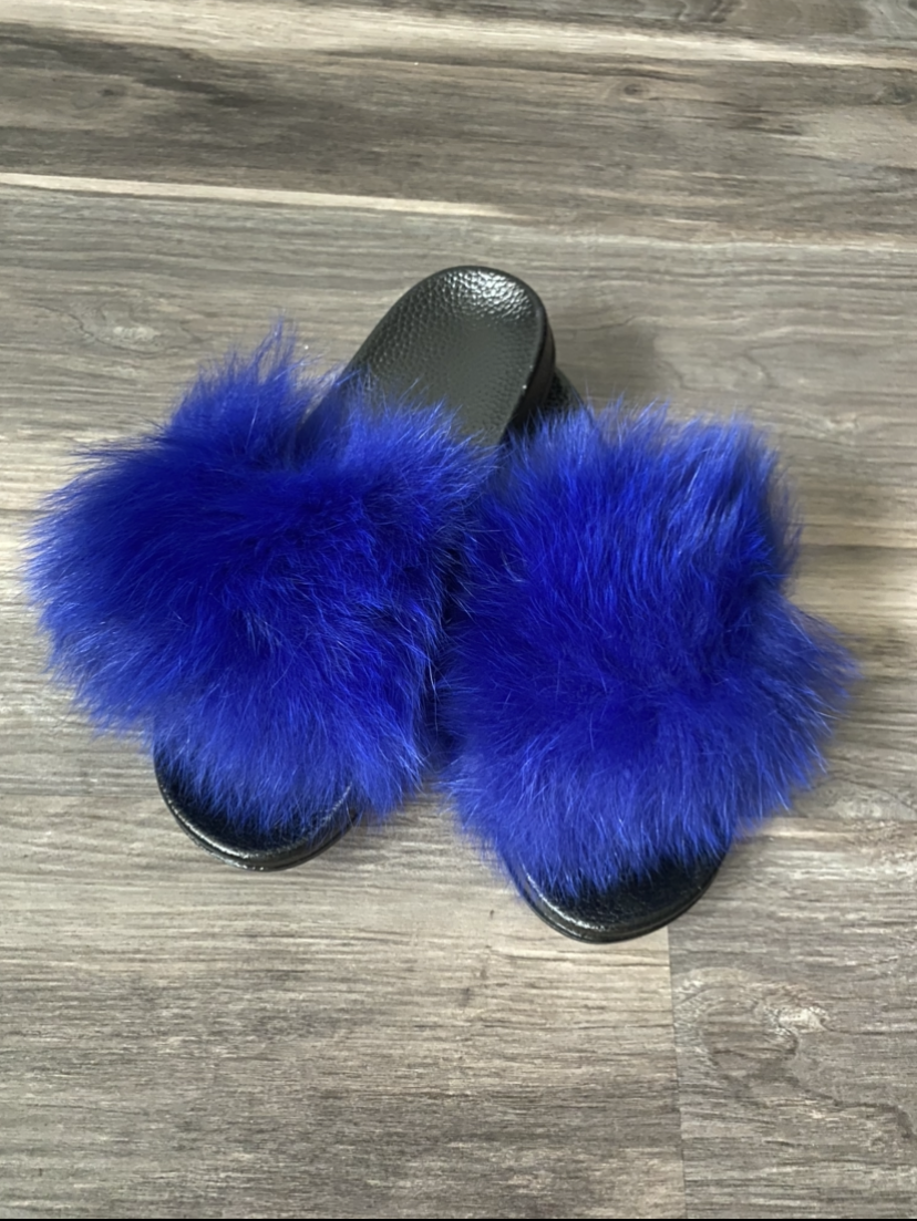 Slides -Royal Blue {Order Size Up} The House of Stylez