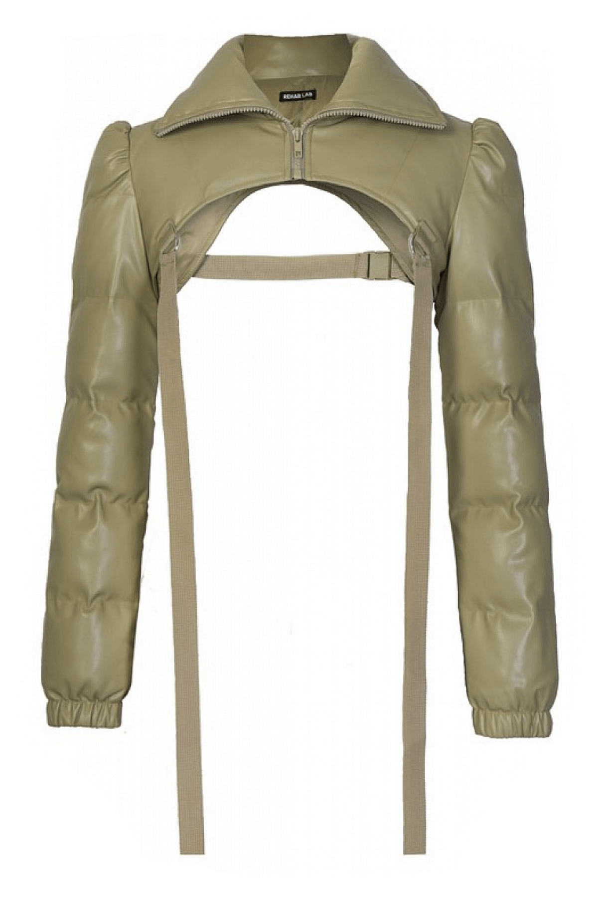 Vegan Leather Puffer Sleeve Only Jacket – The House of Stylez