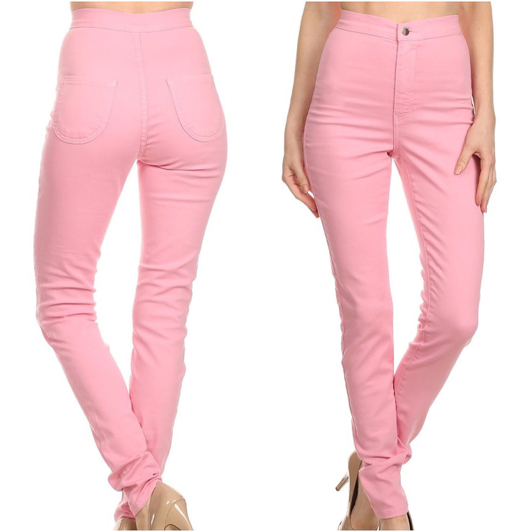Pink Skinny Jeans The House of Stylez