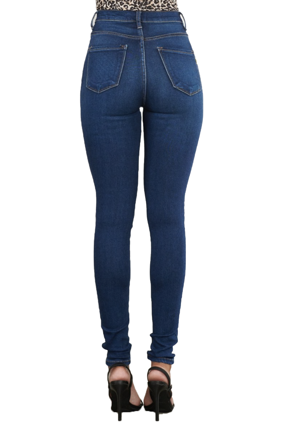 {MP1839} Blue Denim Skinny Jeans Vibrant