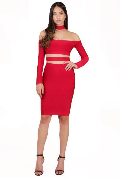 Red Bandage Dress