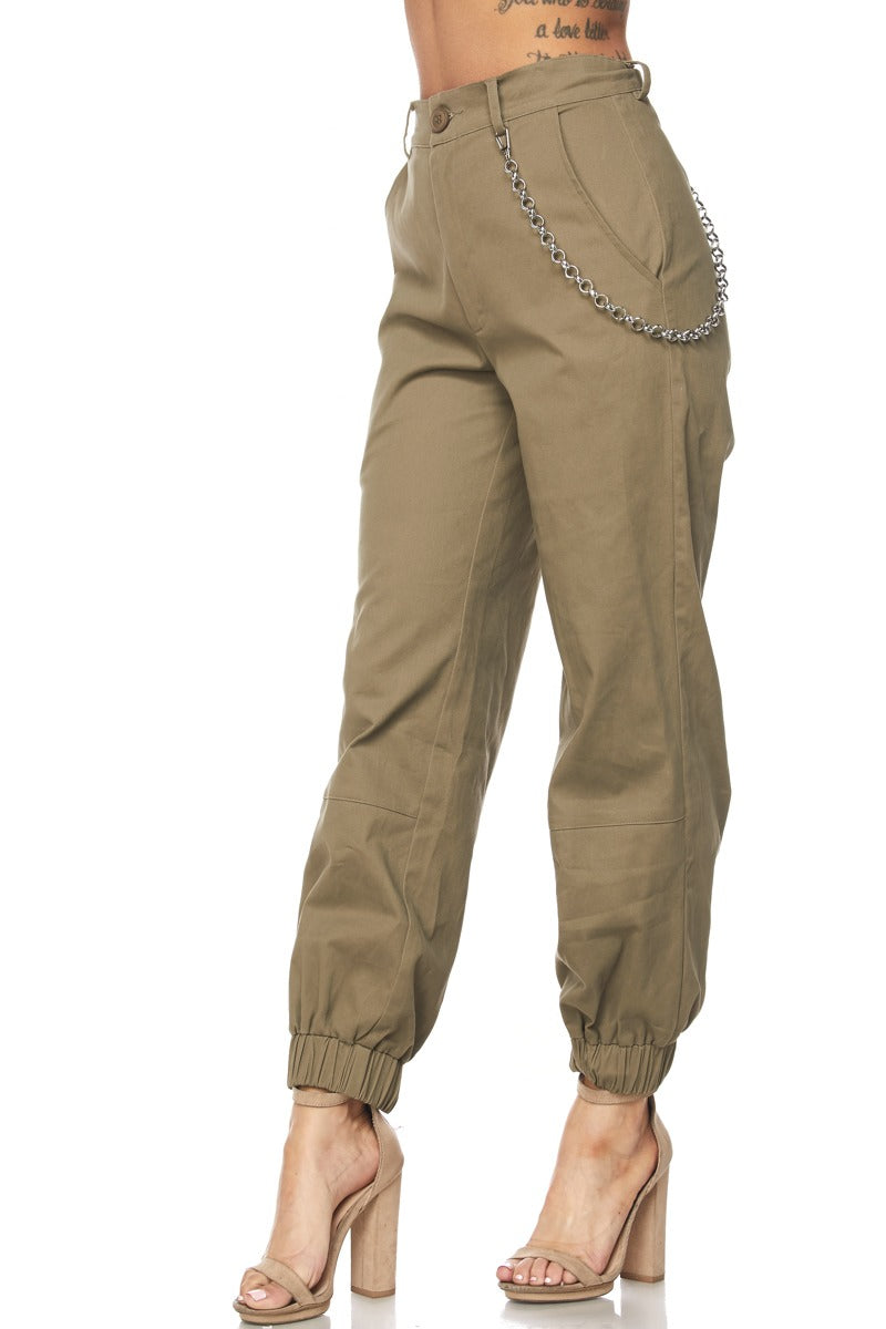 Chain Attached Joggers Hot & Delicious
