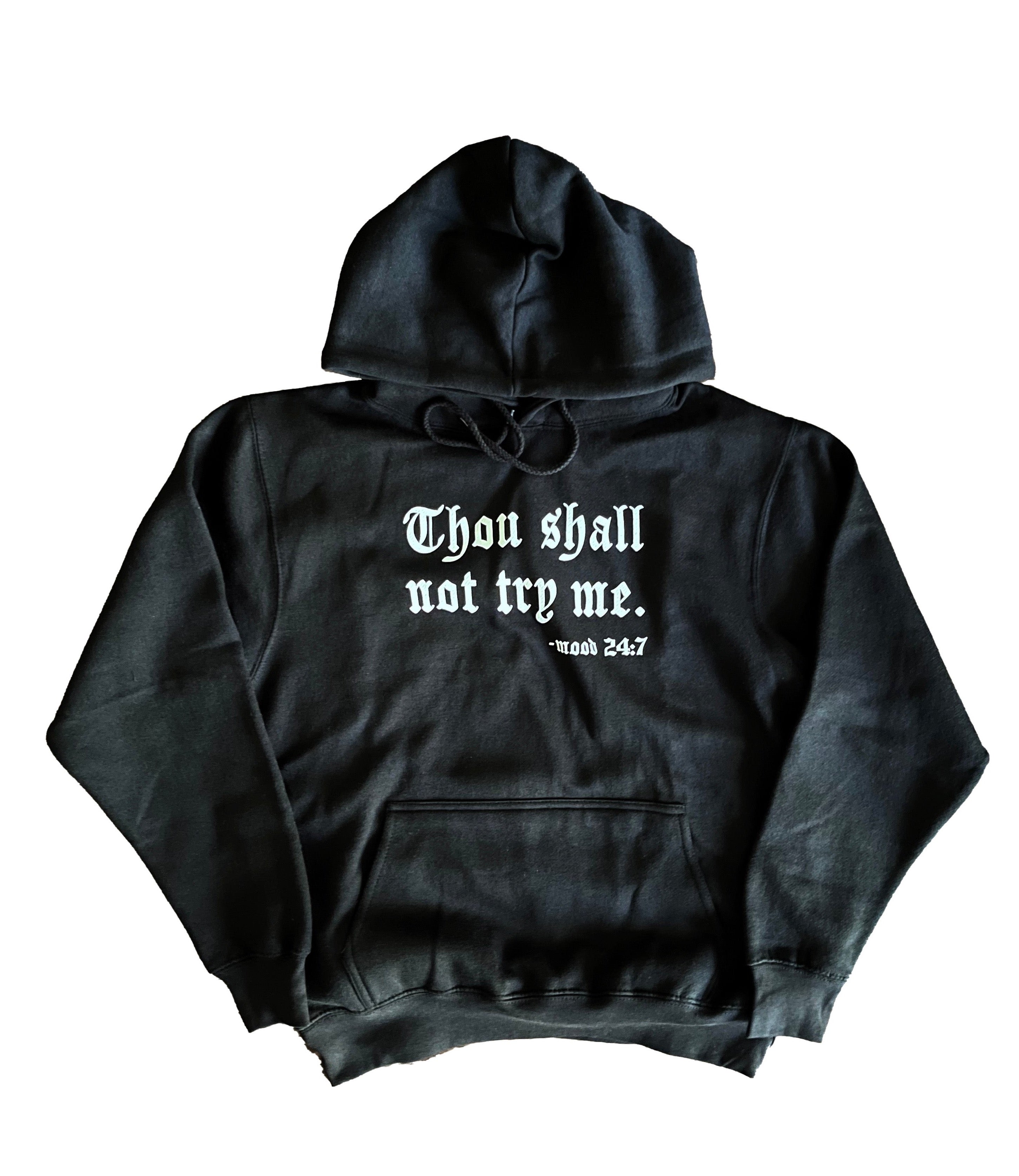 Thou shalt not try best sale me hoodie