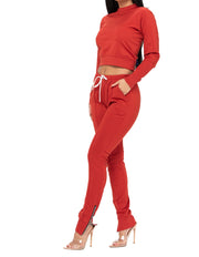 2 PC Jogging Set Half Heart